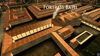 Animation of ancient Roman Fort in Caerleon Wales [upl. by Ettolrahc]