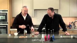 How to make a frappé coffee using an aerolatte milk frother [upl. by Anned574]