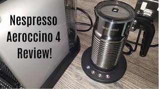 Nespresso Aeroccino 4 Milk Frother Review  Worth upgrading from the Aeroccino 3 [upl. by Renat]