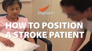 How To Position A Stroke Patient [upl. by Aicilana435]