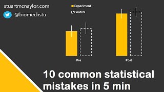 Ten Statistical Mistakes in 5 Min [upl. by Eemak585]