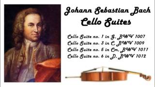 Johann Sebastian Bach  Cello suites in 432 Hz great for reading or studying [upl. by Imac505]