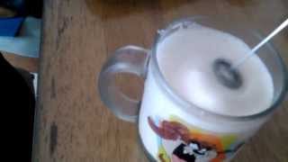 Aerolatte Review Frothing Cold Milk In Under 1 Minute [upl. by Vivi]